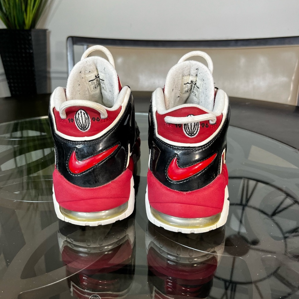 Nike Air More Uptempo Chicago Bulls Sneakers Sz 11.5 - Picture 4 of 5